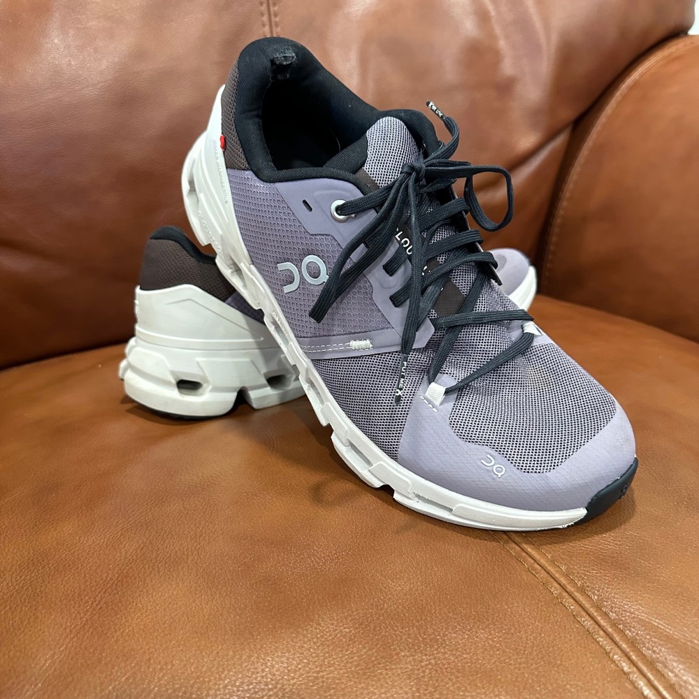 On Running Cloudflyer Sneakers Women Purple Mesh Athletic Training Gym 9.5